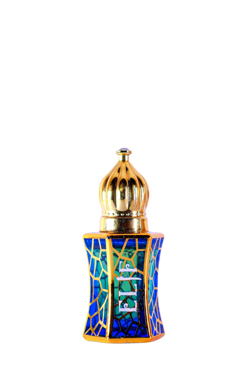 Elif 6ml attar bottle in purple glass